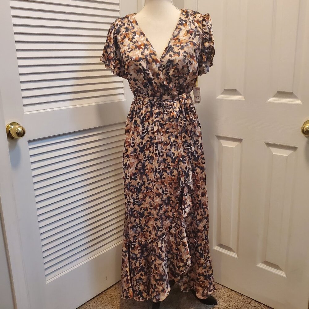 NWT Nicole Miller Ruffle Dress - M